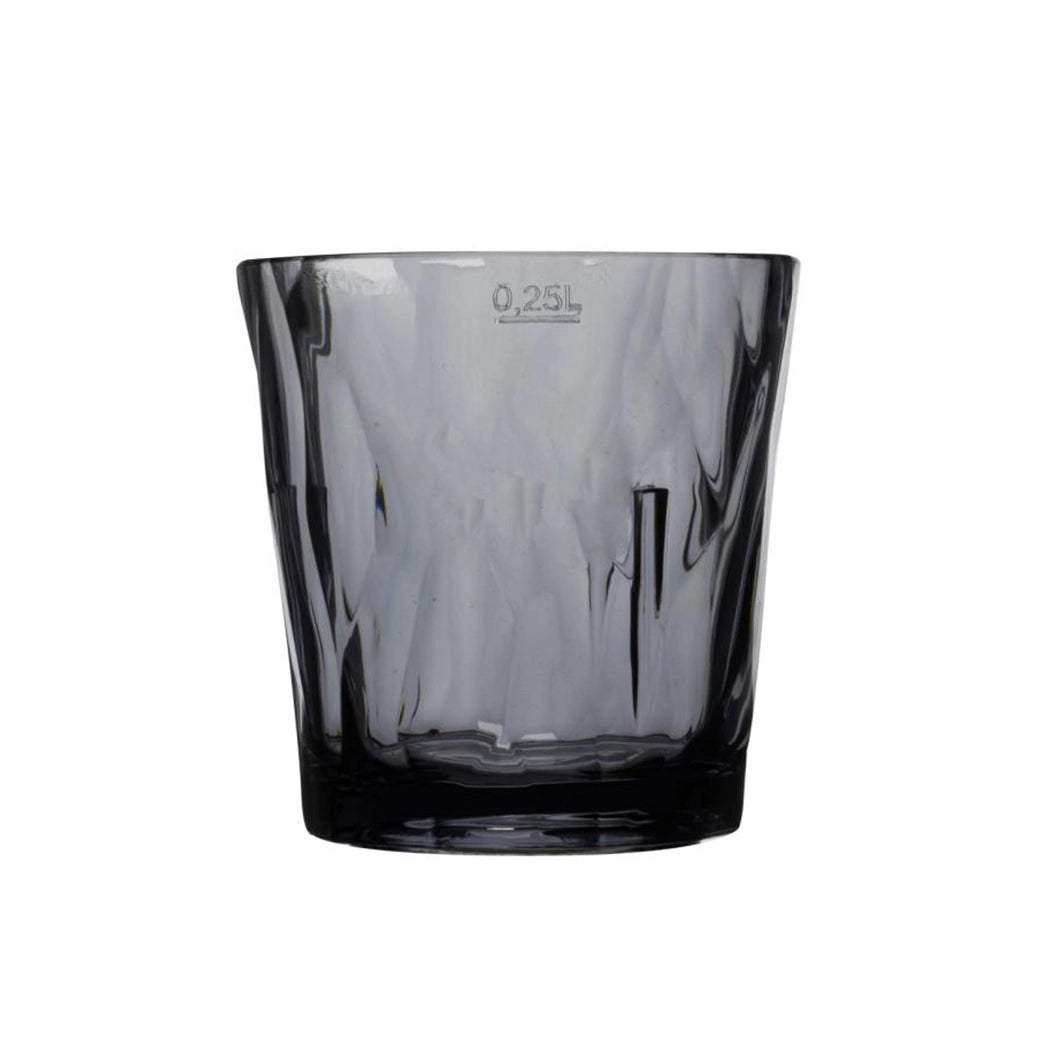 Tribeca Exclusive Diamond Polycarbonate  Clear Grey Tumbler 250+ml, BOX QUANTITY 36 PCS