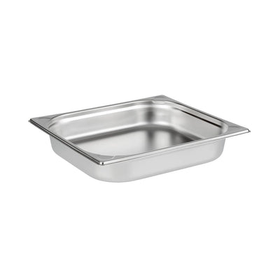 Viraj Stainless Steel GN 2/4 Pan, Height 6.5cm