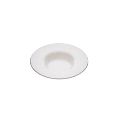 Tribeca Polycarbonate White Espresso Saucer 70 ml, BOX QUANTITY 72 PCS