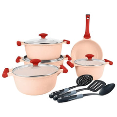 Prestige Ceramic Essentials Set of 12, Pink