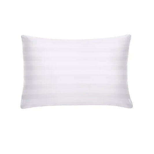 ths eternal stripes single cotton oxford pillow cover white