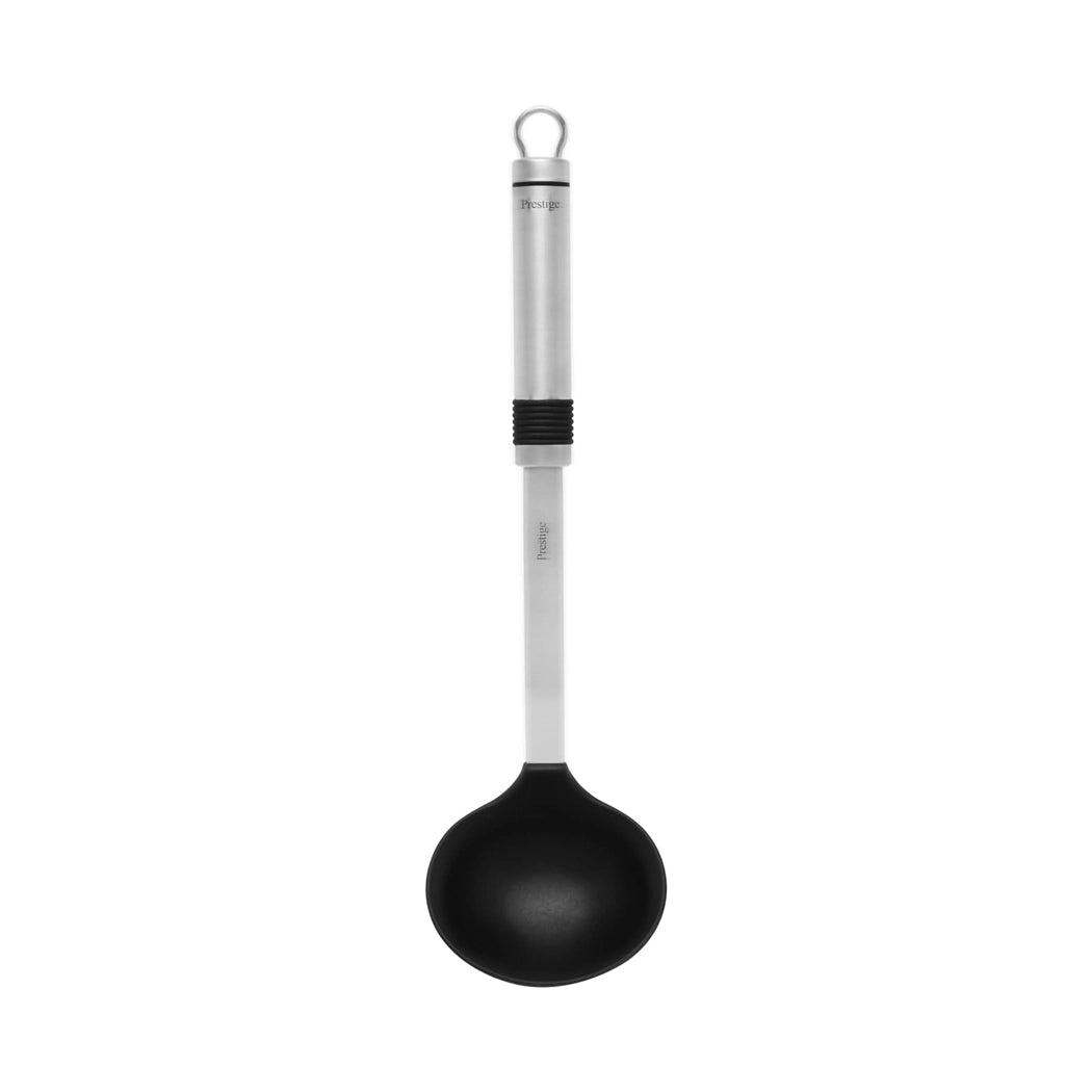 prestige-stainless-steel-soup-ladle-nylon-head-in-black