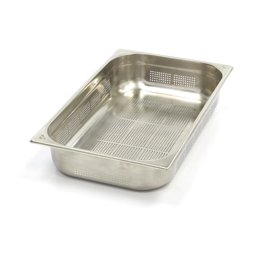 THS Stainless Steel Perforated GN  1/1 Pan, Height 10cm