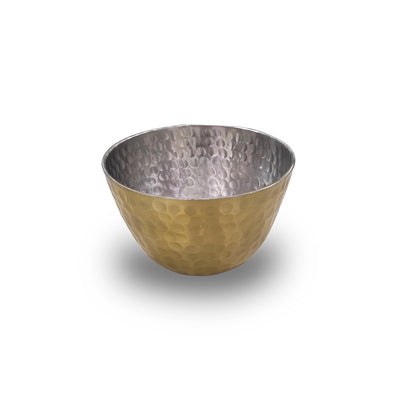 THS Aluminium Nutbowl with Brass matt Finish