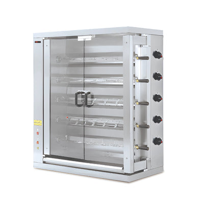 Empero EMP.5EG-LPG Gas Chicken Rotisserie, Cpty 30 Chicken, 109.8 x 48 x 117 cm