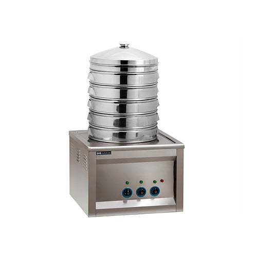 Hurakan Stainless Steel Dim Sum Steamer, 12KW