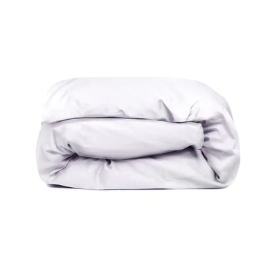 ths giza cotton double queen duvet cover white