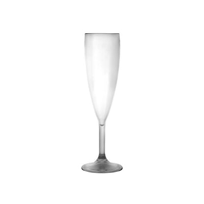 Tribeca Polycarbonate Clear Flute Champagne Glass 180 ml, BOX QUANTITY 50 PCS