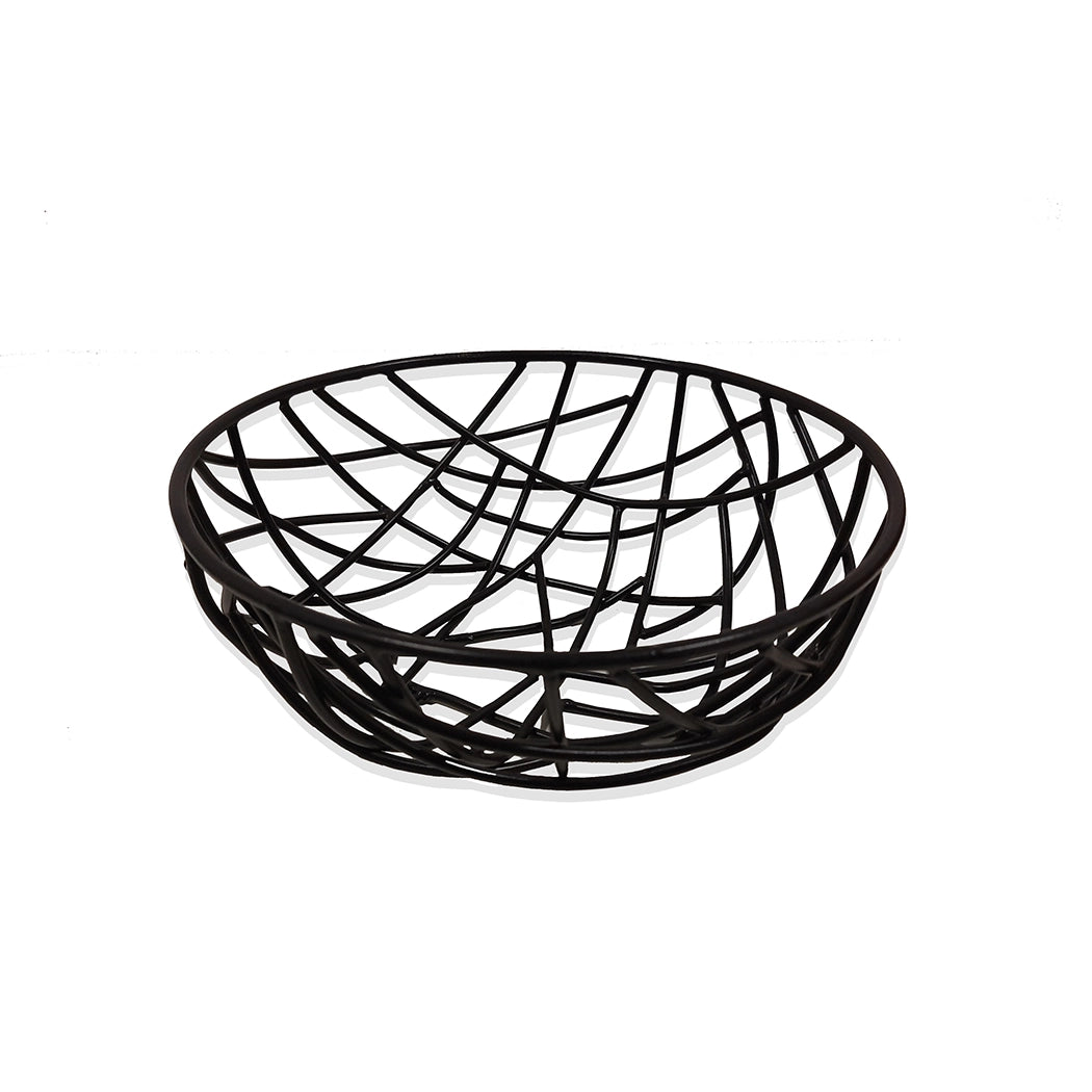 THS MS wire Bread Basket with Black finish