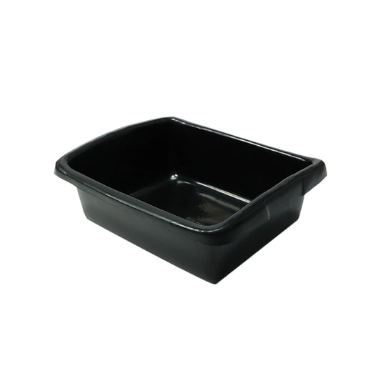 Tribeca Plastic Buss Box Black, 47 x 39 x 15 cm, Set of 20 Pcs