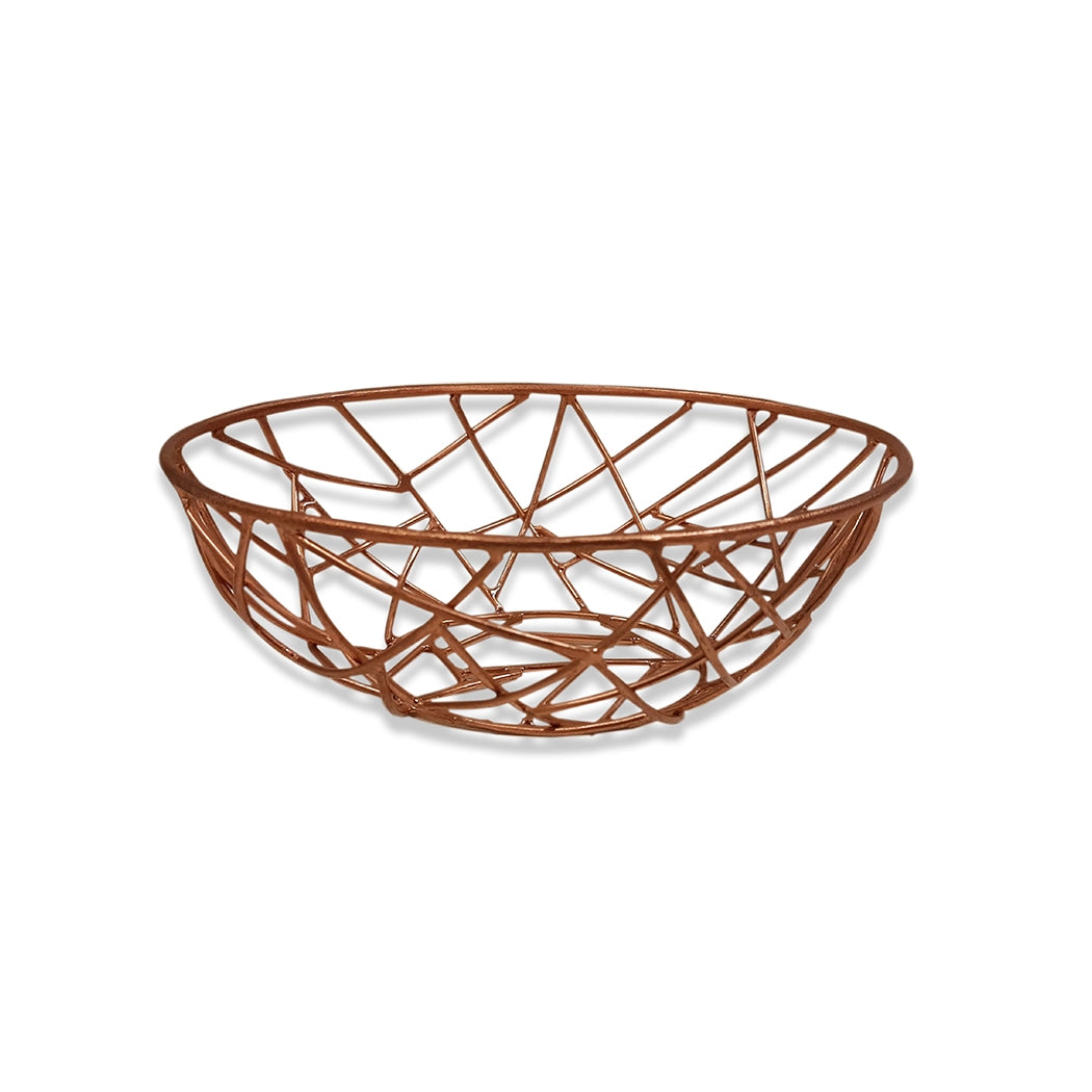 THS MS wire Bread Basket with copper finish