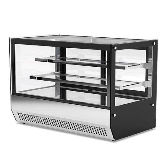 Lava Inox Cake Display Chiller with 2 Shelves, 240 W, 70 x 53 x 73 cm