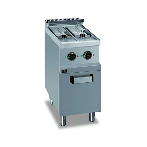 Apach Cook Line Stainless Steel Electric Fryer  APFE-47/2P/PL, Volume 7+7 Ltr,  10.50KW