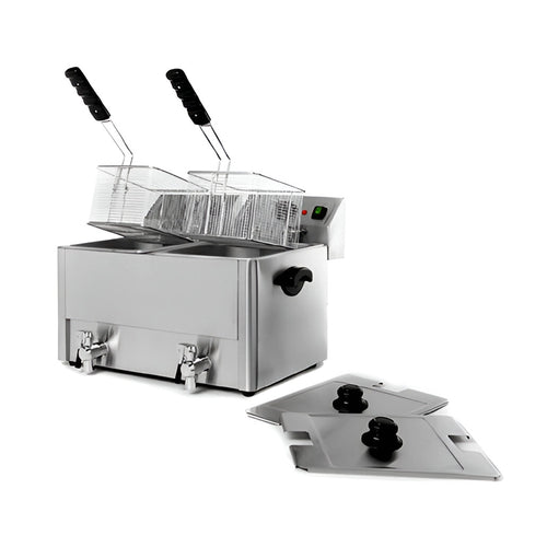 Hurakan Stainless Steel Electric Fryer, HKN-FT88NM/GP6.52KW