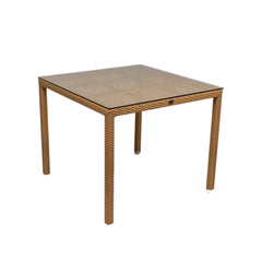 Ambar Nice Small Dining Table Square Natural, 90 x 90 x 75 cm