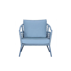 Ambar Sardinia Single Seater Sofa Blue, 82 x 90 x 80 cm