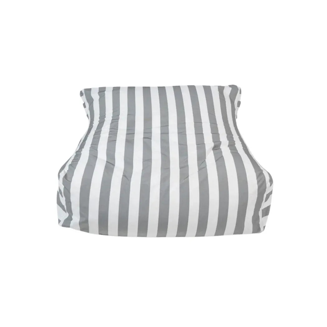 ambar-daddy-cool-floating-pad-grey-stripes-130-x-110-x-40-cm