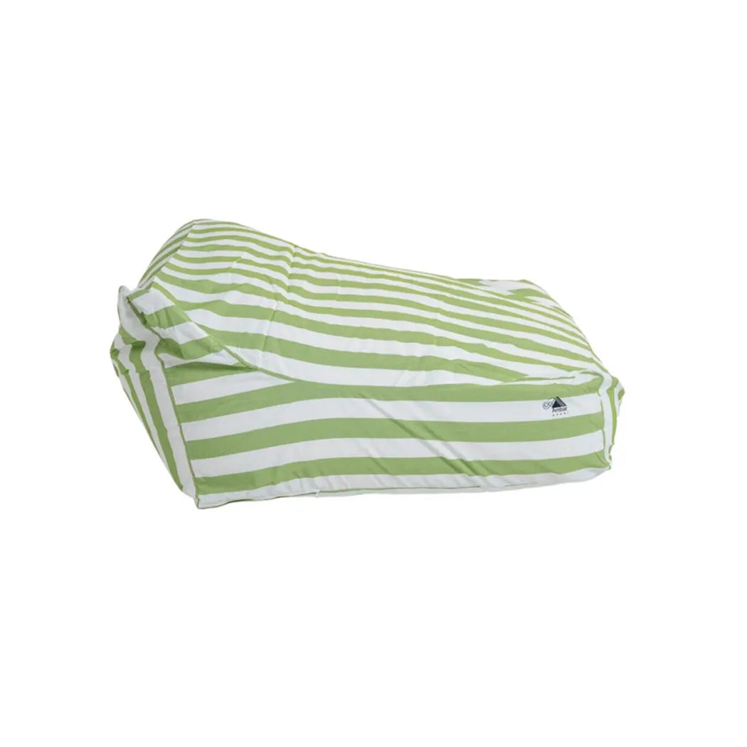 ambar-daddy-cool-floating-pad-green-lime-stripes-130-x-110-x-40-cm