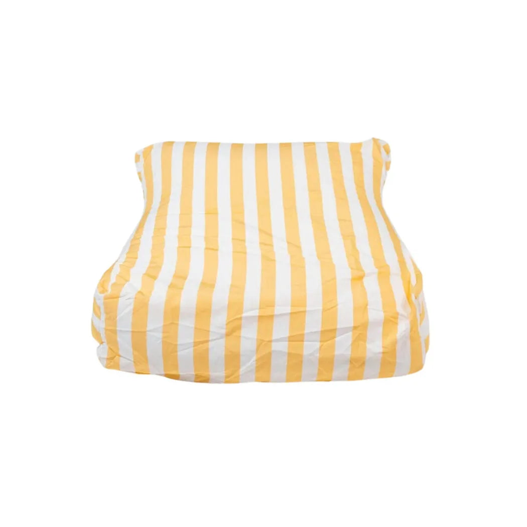 ambar-daddy-cool-floating-pad-yellow-stripes-130-x-110-x-40-cm