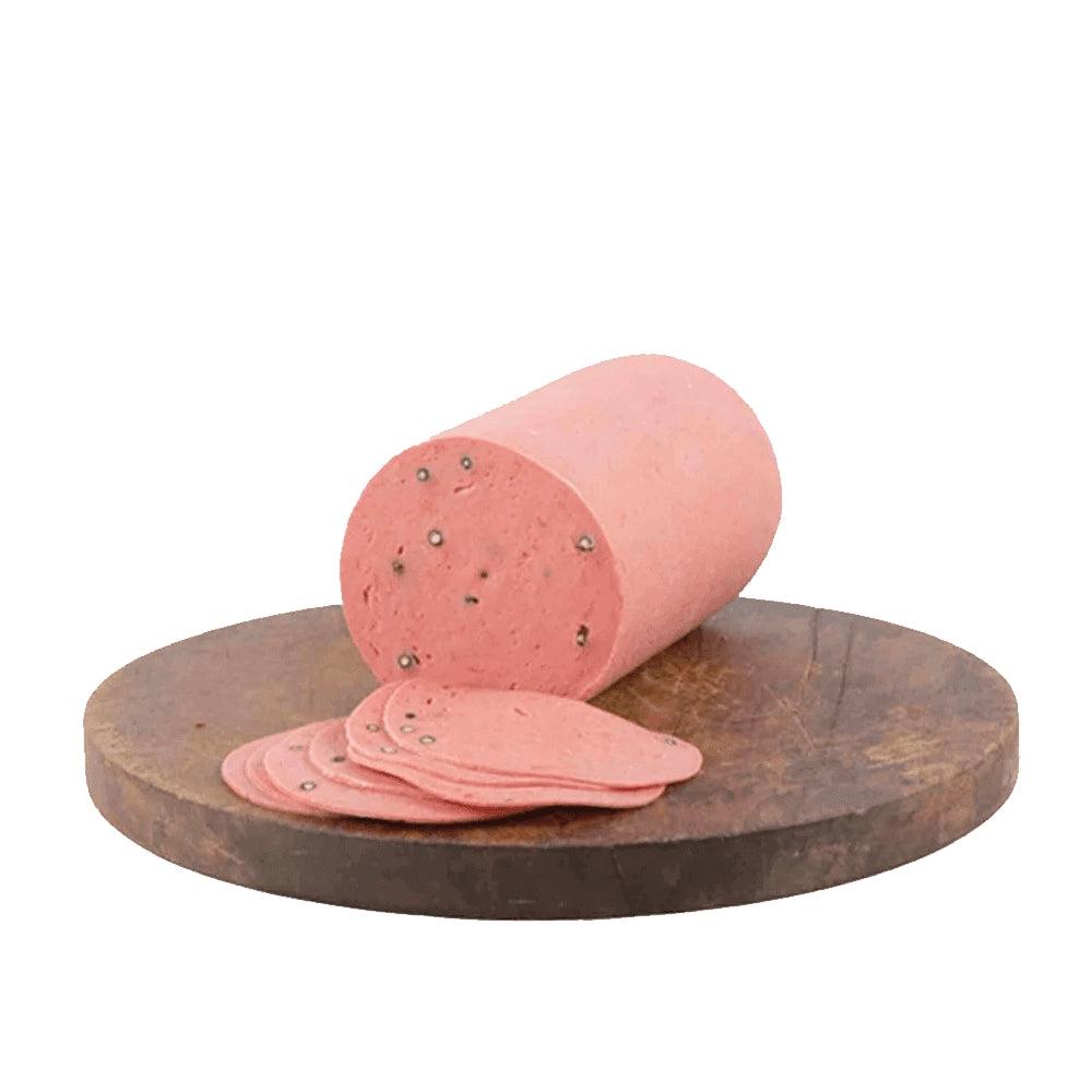 Chicken Mortadella Black Pepper Roll 5X2.4 Kg Roll   HorecaStore