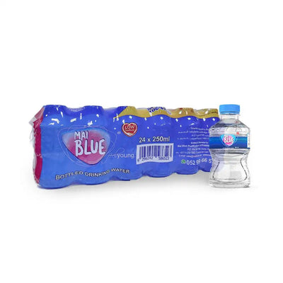 Mai Blue Low Sodium Water Bottle 250ml Shrink Wrap Pack of 24 - HorecaStore