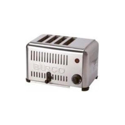 Burco TSSL04 4 Slots Toaster 2.4 kW - HorecaStore