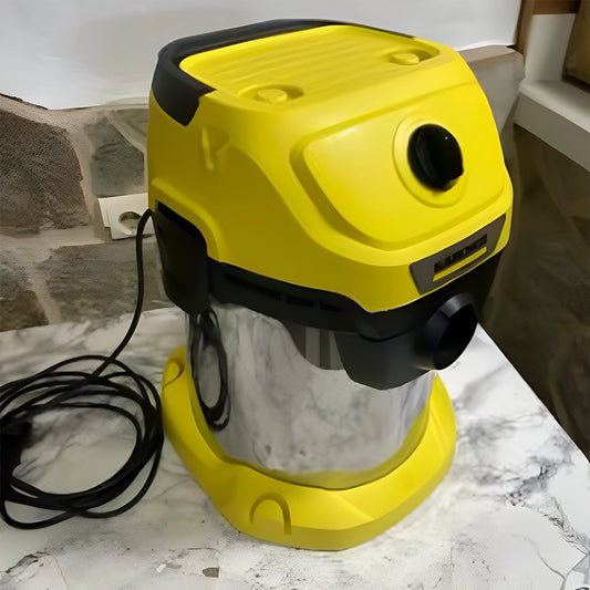 Karcher WD 3 Multipurpose Wet & Dry Metal Body Vacuum Cleaner 1000W, 17L, Yellow/Black