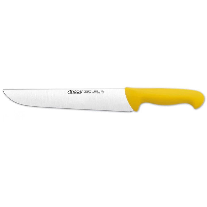 Arcos 291800 Butcher Knife 25 cm Yellow - HorecaStore