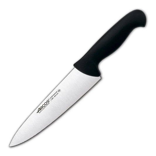 Arcos 292125 Chef's Knife 20 cm Narrow Blade Black - HorecaStore
