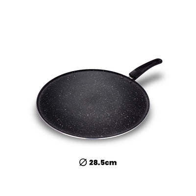 ARK Premium Marble Coated Non Stick Induction Aluminium Base Dosa Tawa, 28 Cm