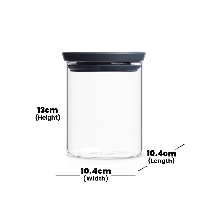 brabantia-stackable-dark-grey-glass-jar-0-6l