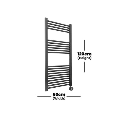 bagnodesign-matt-balck-universal-heated-towel-rail-with-matt-black-thermostat-heating-control-50x8-45x120-cm