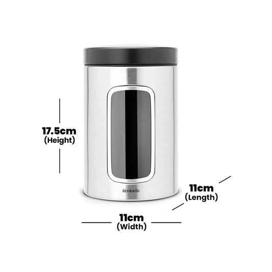 brabantia-steel-window-canister-1-4l-grey