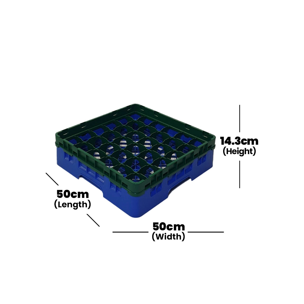 Tribeca 36 Comp.Glass Rack  , Height 9.2cm , 5 pcs