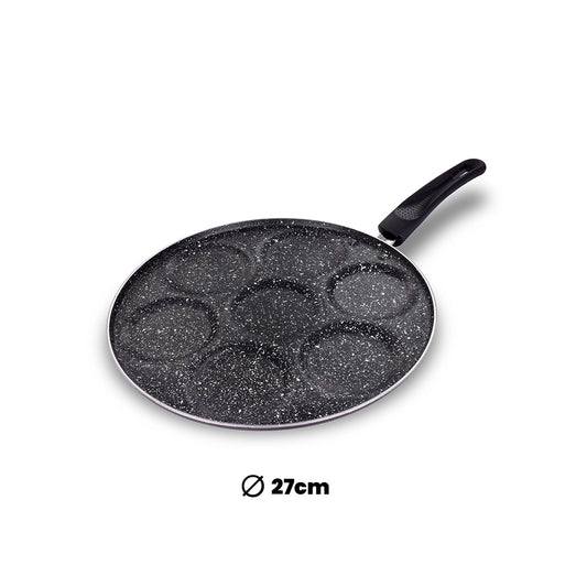 ARK Premium Marble Coated Aluminium Pancake Pan, 2.6 mm