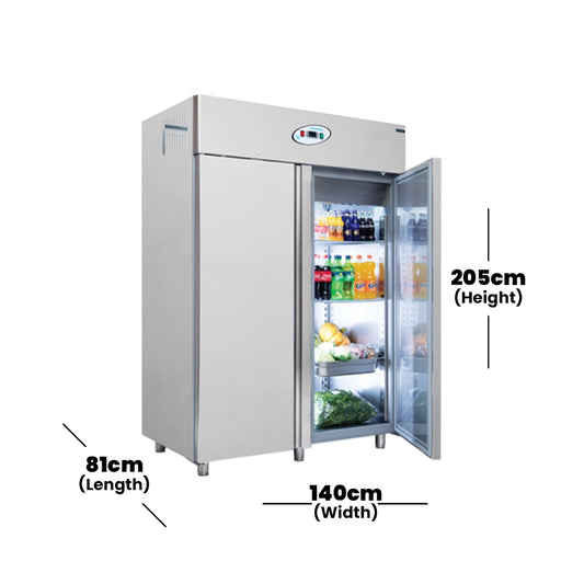 frenox refrigerator andfreezer with double doors 200 w