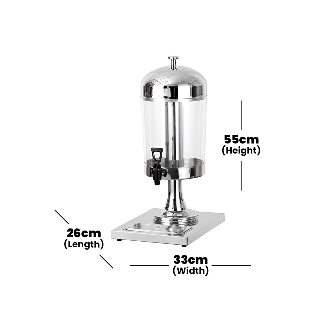 THS Stainless Steel 8Ltr Juice Dispenser