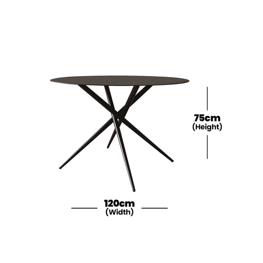 gymkhana-colori-di-como-outdoor-round-dining-table-aluminium-top-frame-dark-bronze-120x75-cm