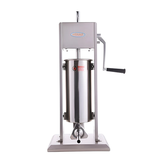 THS TV-7L Stainless Steel Manual Sausage Filler, 7 L, 13 kg, 30.5 x 33 x 82 cm