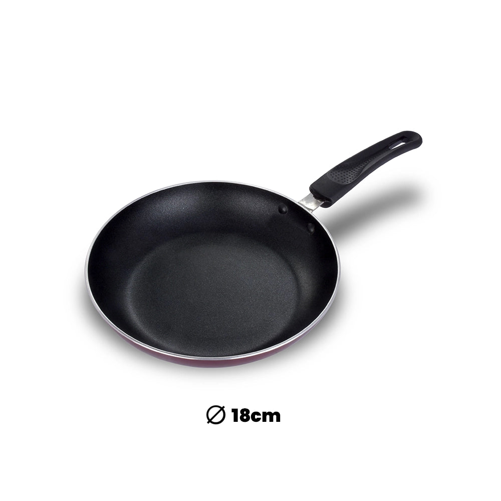 ARK Nonstick Induction Aluminium Tapper Fry Pan, 18 cm