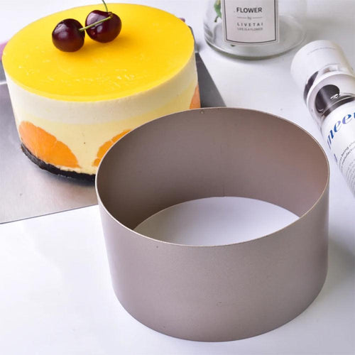 THS Stainless Steel Round Mousse Ring Ø 50CM, H 4.5CM