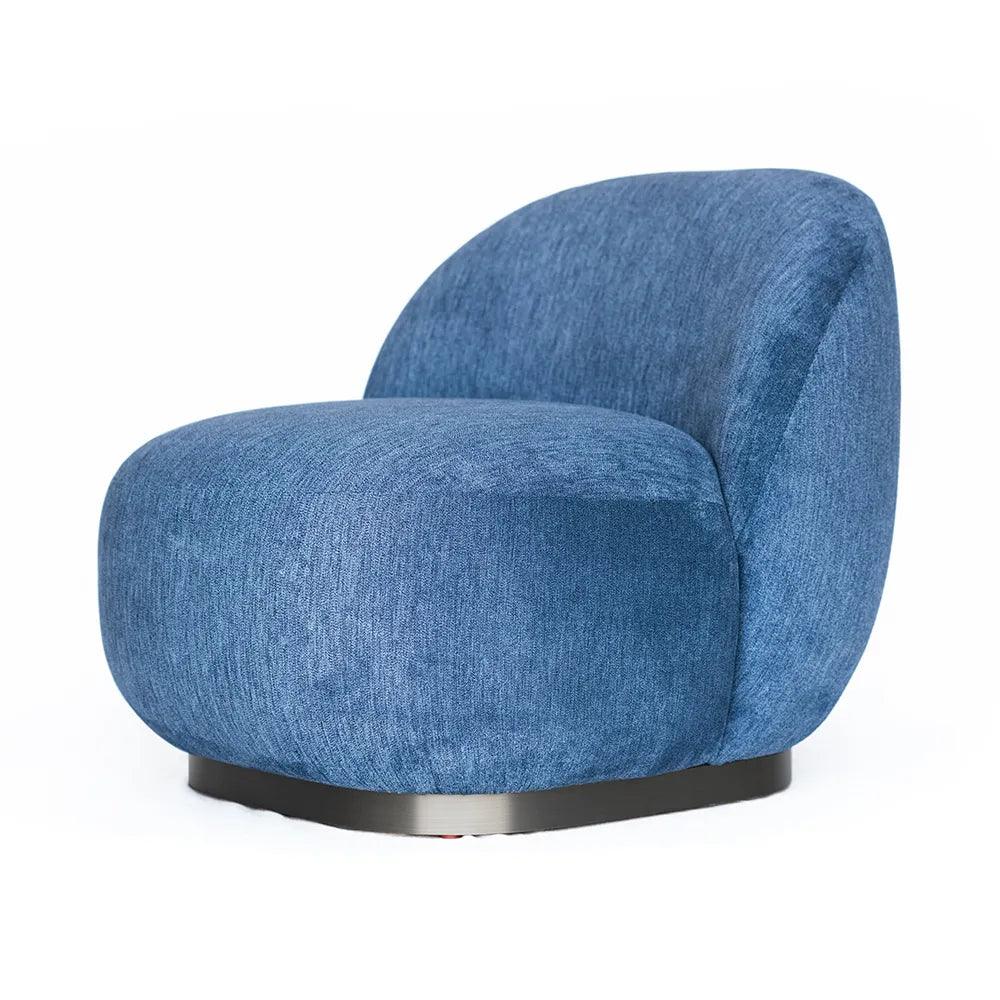 Defure Armless Side Chair Blue 78 x 85 x 70 cm - HorecaStore