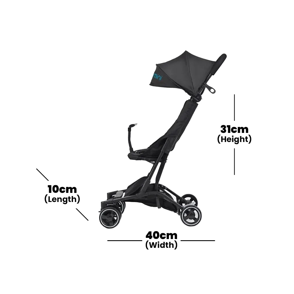 Mamamini UK Travelight Foldable Airport Stroller with Bag