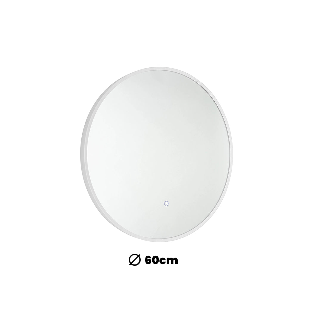 bagnodesign-m-line-round-backlit-mirror-matt-white-60-cm