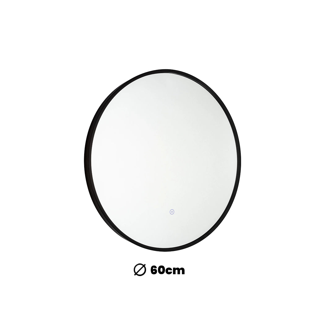 bagnodesign-m-line-round-backlit-mirror-matt-black-60-cm