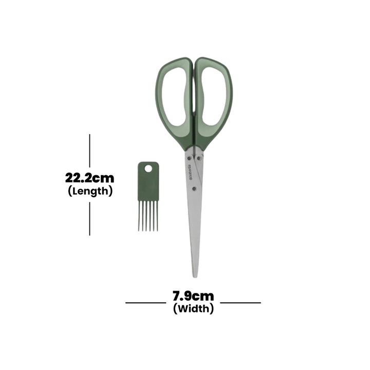 brabantia-plastic-fir-green-herb-scissors-plus-cleaning-tool