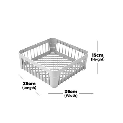 Tribeca 35 X 35 Glass Rack , Height 15cm  , 6  pcs