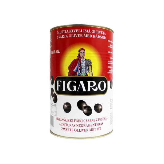 Figaro Sliced Black Olives Tin 2 x 8 Kg   HorecaStore