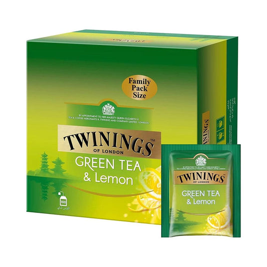 Twinings Green Tea And Lemon Tea Bags 4 X 100   HorecaStore