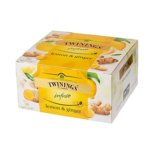 Twinings Infuso Lemon And Ginger Tea Bags 6 X 50   HorecaStore